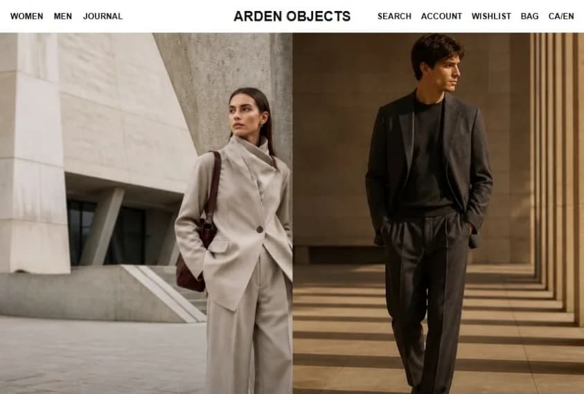 Arden Objects website preview