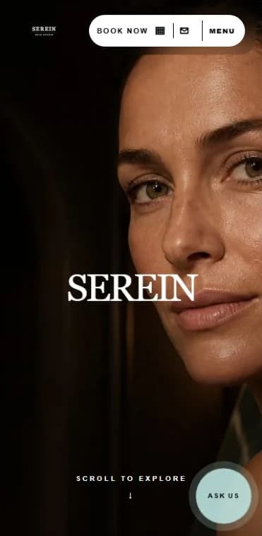 Serein Skin House website preview